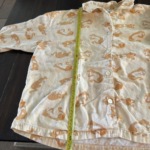 Vintage The Disney Store Womens 2 Pc Pajama Set Sz XL CAT NAPS! Tigger - Picture 10 of 15